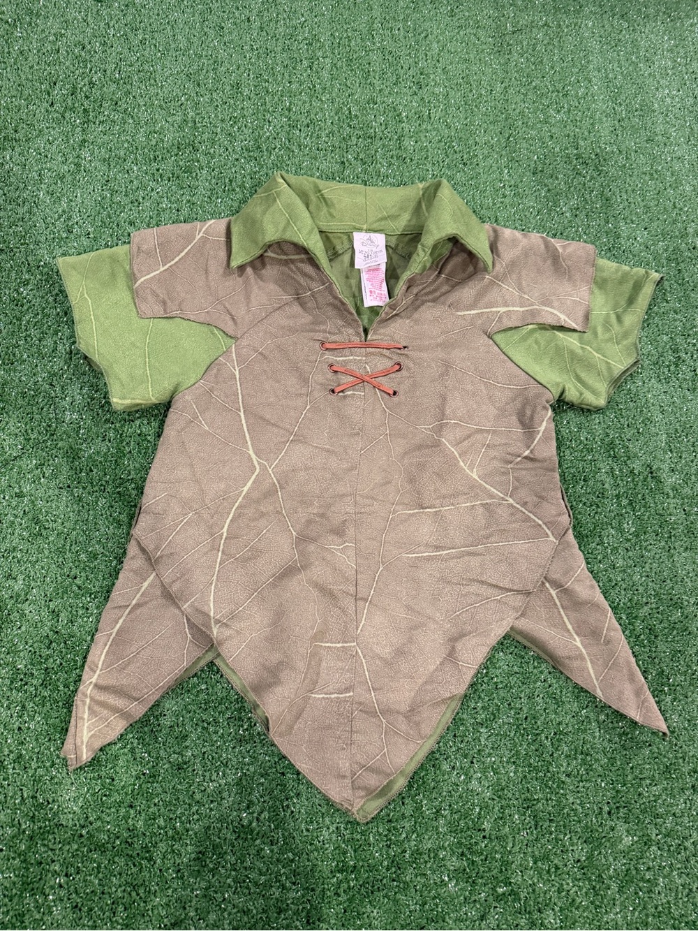 🎃 DISNEY PARKS PETER PAN LEAF COSTUME SHIRT